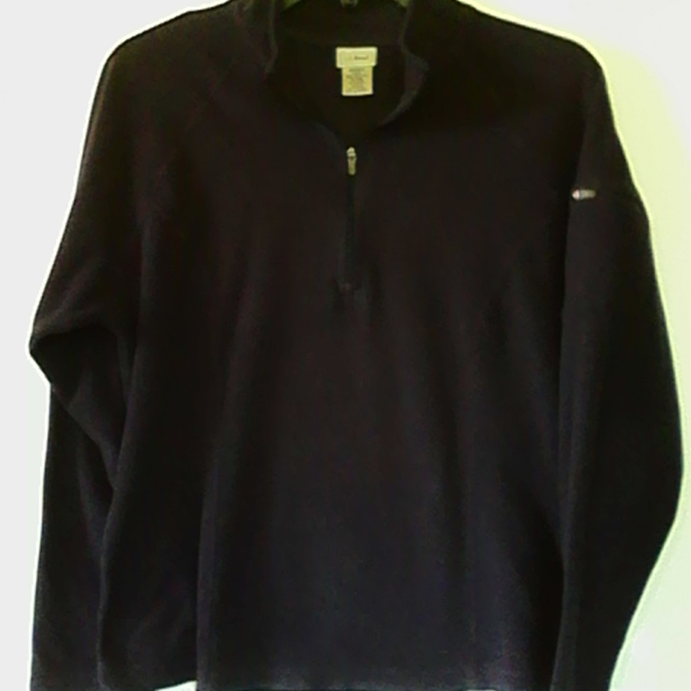 L.L.Bean M Wine Fleece Jacket